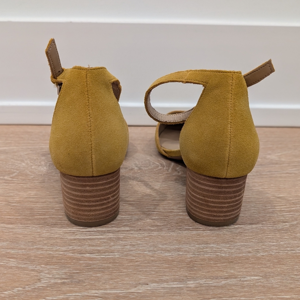 Market & Spruce Madison Suede Ankle Strap Heel Size 7.5 - Picture 3 of 14